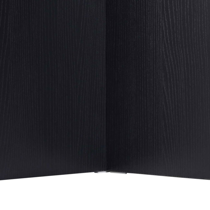 Hanah Home Sabella Mesa de Comedor extensible 200x90 cm color Madera Negra en melamina